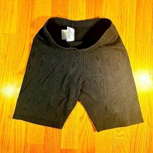 Vital Vintage Aerobic Wear/Biker Women’s Shorts with wood like design pattern​